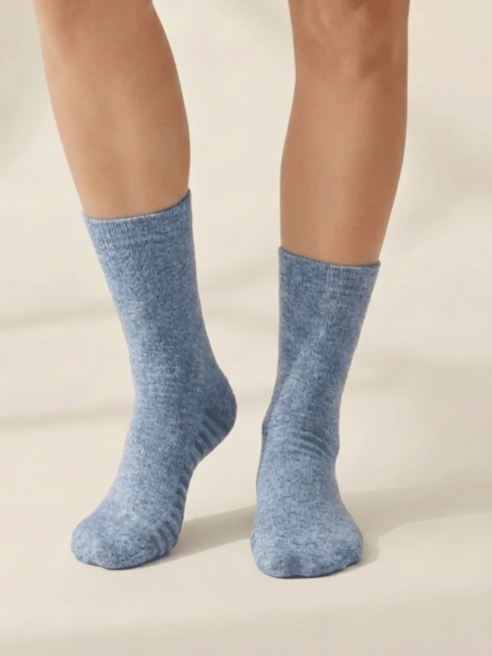 GripJoy Blue Crew Grip Socks
